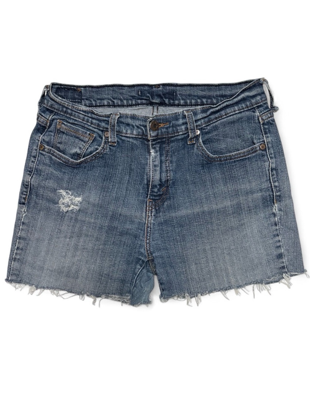 Levi’s Distressed Cutoff Denim Shorts Size 10M